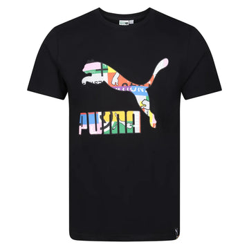 Puma International Men’s T-Shirt – Graphic Print Cotton Tee