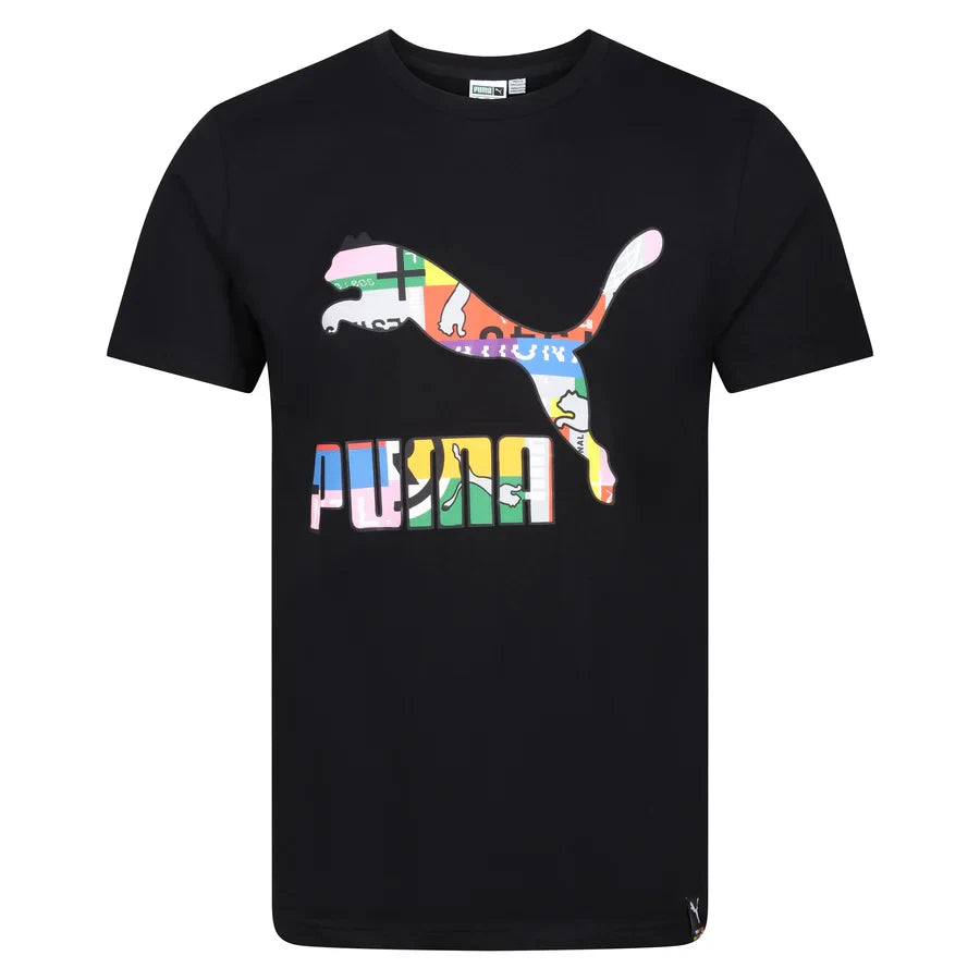 Puma International Men’s T-Shirt – Graphic Print Cotton Tee