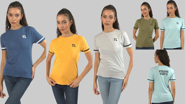 Ladies Relaxed Soft Round Neck Tee – Active Casual T-Shirt, XS-3XL