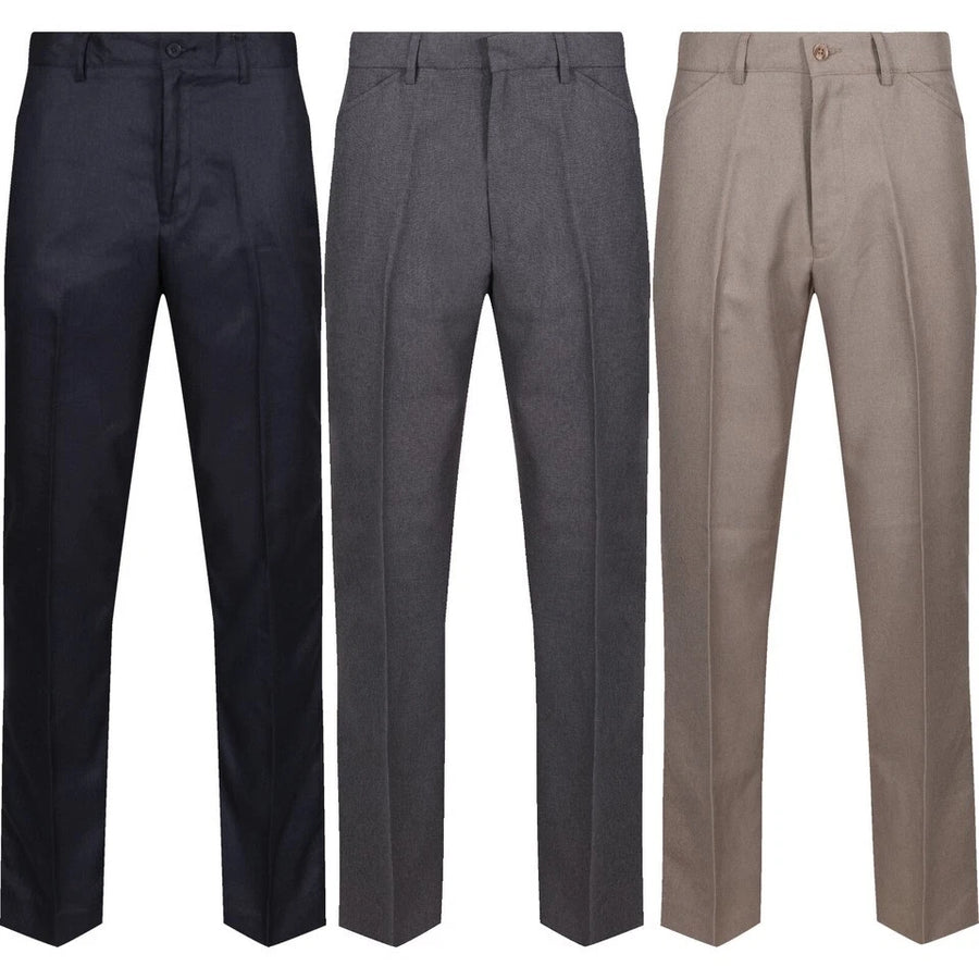Farah Men’s Formal Trousers – Smart Office & Business Pants (Plus Size)